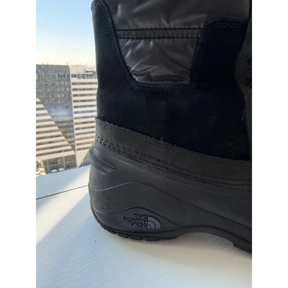 The North Face Shellista Women's Winter Boots Black Fur Lined US 8 EU 39
